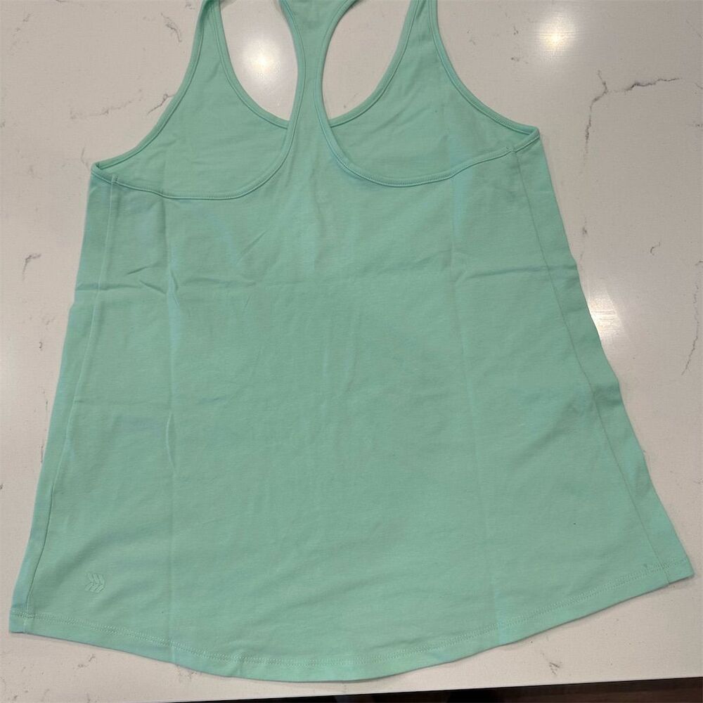 All in Motion Women's Mint Green Racerback Tank Top XS Sleeveless Casual Summer - Picture 4 of 10